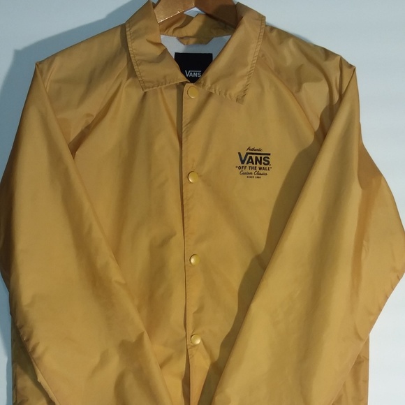 Vans Other - Vans Windbreaker Jacket Yellow Large